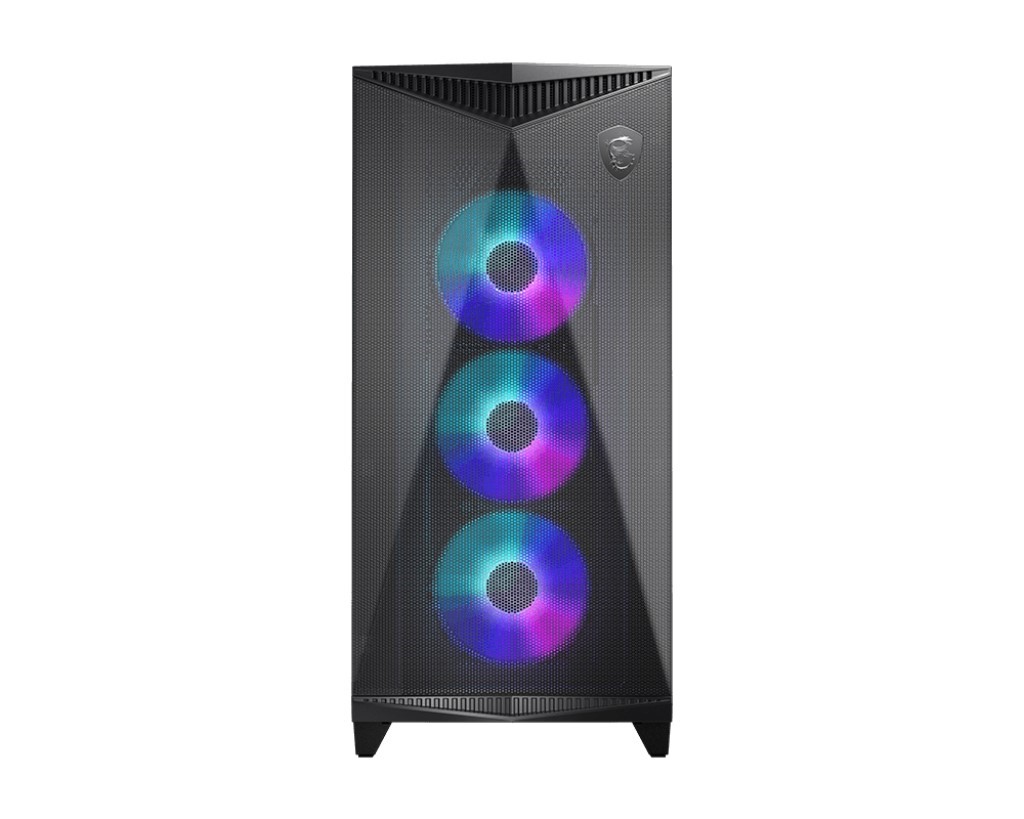 MSI MPG GUNGNIR 300R AIRFLOW TEMPERLI CAM A-RGB FAN 4X120MM PMW FAN ATX BROWN BOX GAMING BILGISAYAR KASASI